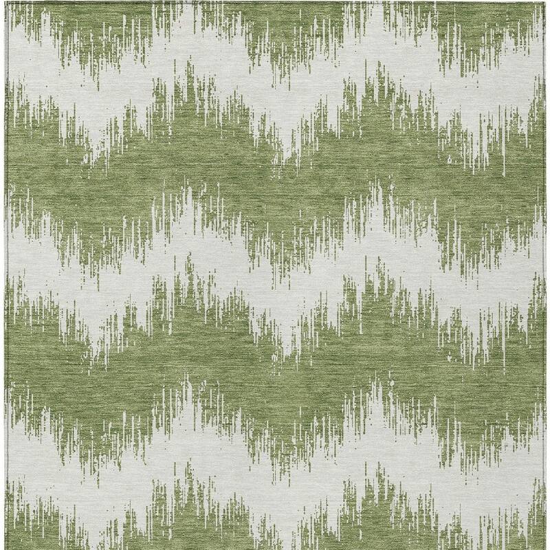 HomeRoots Chevron Transitional Rectangle Outdoor Rug