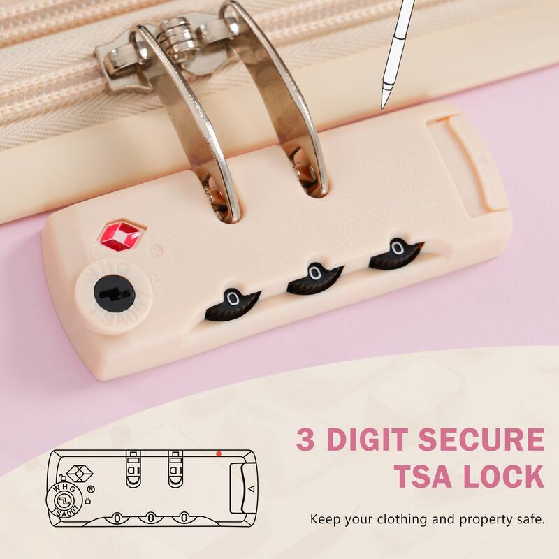 Front Opening Luggage Set 3 Piece,USB Port, Expandable Luggage with Handle Bag Spinner Wheels TSA Lock