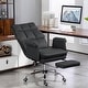 preview thumbnail 7 of 7, Pu Leather High Back Office Chair, Adjustable Executive Swivel Office Chair, 360° Swivel Reclining Computer Chair