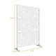 preview thumbnail 97 of 166, Outdoor Privacy Screen with Stand for Patio Garden Metal Fence