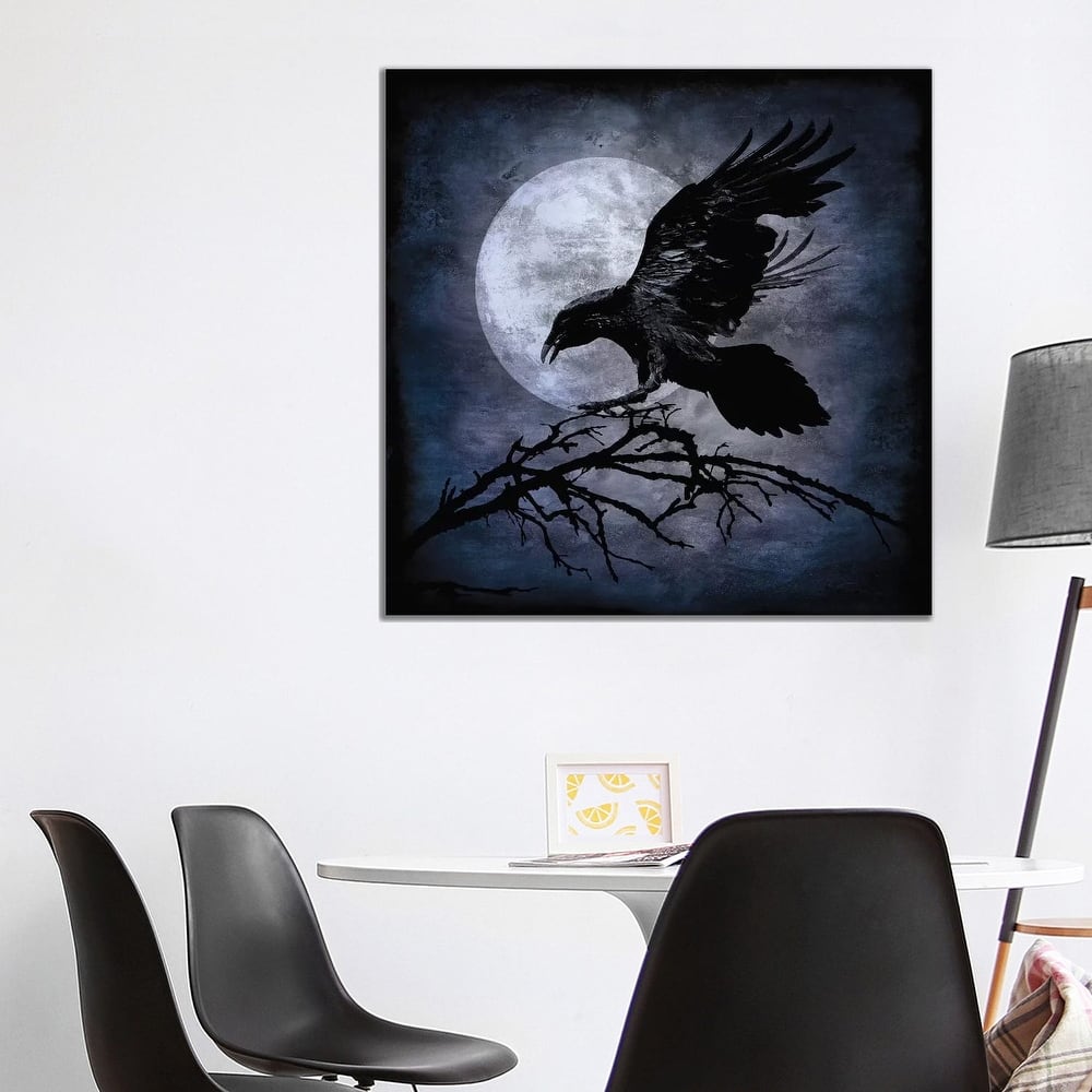 iCanvas "Crow" by Martin Wagner Canvas Print