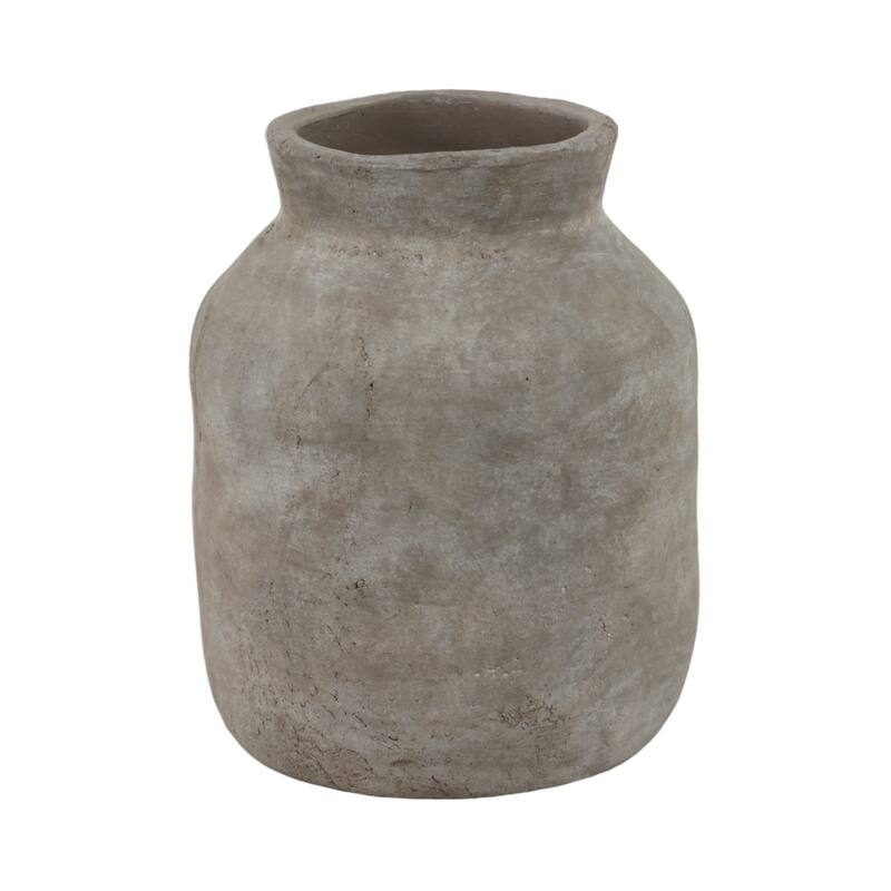 Pottery Decorative Vase Modern Stylish Handcrafted Accent Clay Rustic