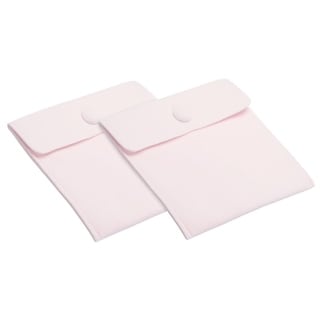 Jewelry Pouch, Soft Velvet Pouches with Snap Button Portable Storage ...