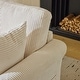 preview thumbnail 15 of 26, Corduroy Living Room Swivel Accent Chair