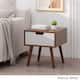 Option Walnut + White