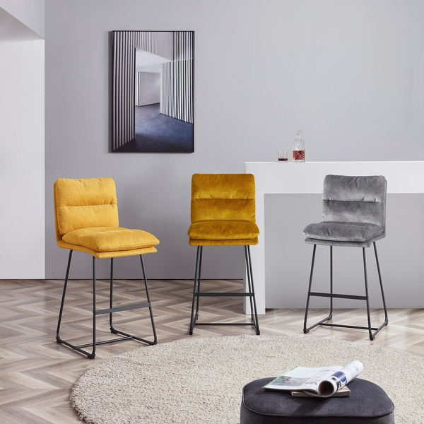 Corvus Carson Contemporary 30 inch Bar Stools Set of 2 On Sale