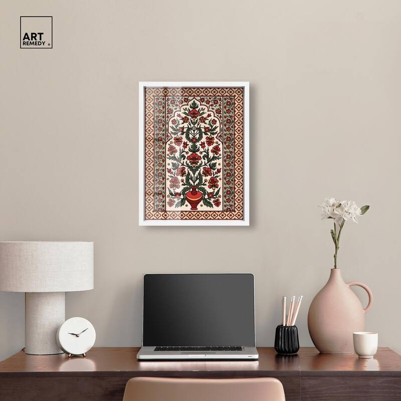 Royal Floral Mat Shadowbox by Art Remedy