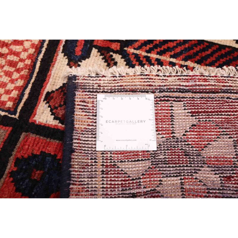 ECARPETGALLERY Hand-knotted Kayseri Vintage Red Wool Rug - 5'3 x 10'5