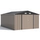 preview thumbnail 50 of 50, Patiowell 10' x 12' &10' x 14' Metal Outdoor Storage Shed with Floor Frame for Garden, Backyard, Patio