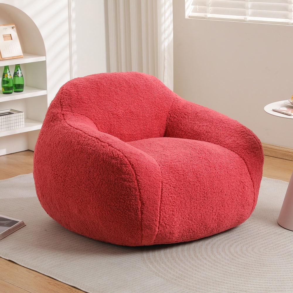 Bean Bag Chair for Adults Comfy Beanbag Giant Bean Bag Chair , Bean Bag Chair with Memory Foam Filler for Living Room Bedroom