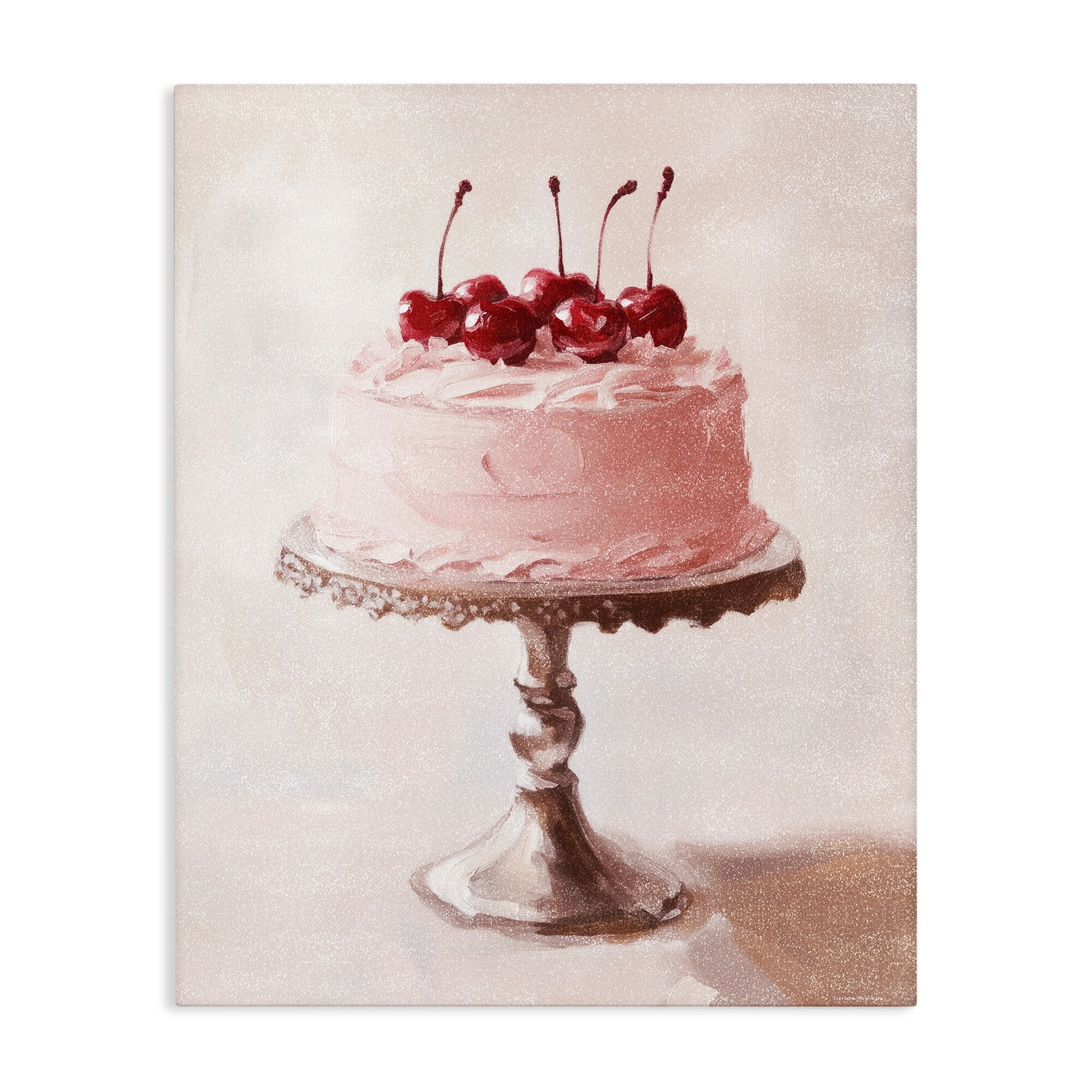 Stupell Cherry Cake Delight Canvas Wall Art Design By Svetlana Aleynikova