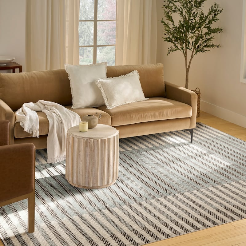 Nourison Nordic Indoor only Geometric Area Rug