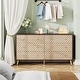 preview thumbnail 3 of 6, 47-Inch Dresser for Bedroom with 6 Drawers, Double Wide Chest of Drawers