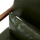 preview thumbnail 75 of 107, Glitzhome Set of 2 30.75"H Mid-Century Modern PU Leather Accent Armchairs with Rubberwood Frame - 25.75"L x 33.75"W x 30.75"H