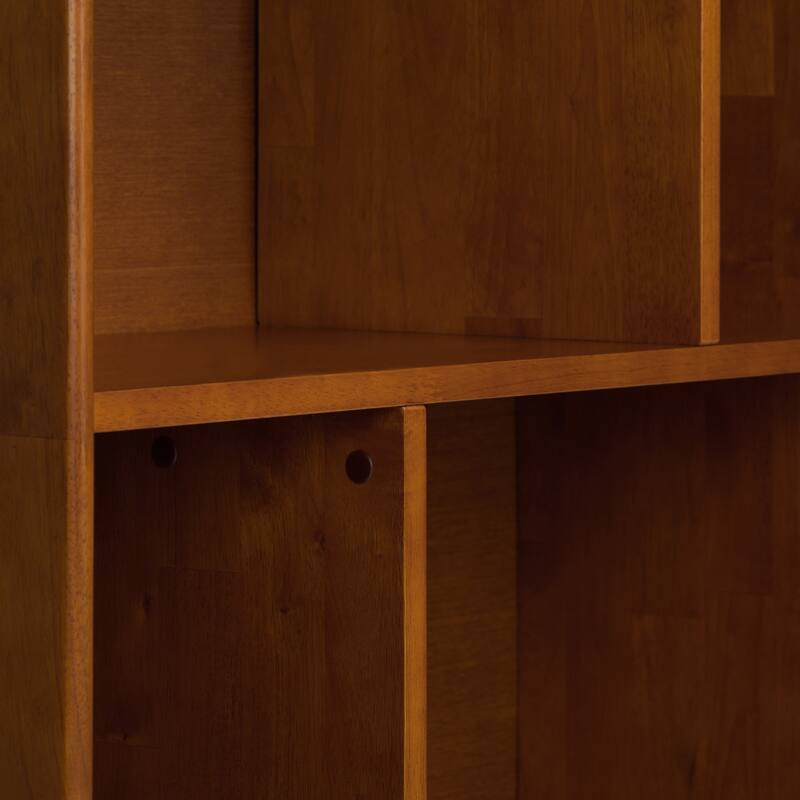 WYNDENHALL Tierney 35 inch Solid Wood 6 Cubbie Bookcase (Set of 2) - 35"W x 14"D x 64"H.