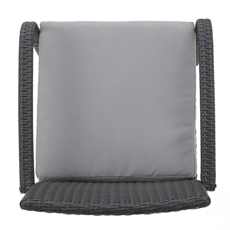 outdoor PE WICKER DINING CHAIR ,SET OF 2 PCS