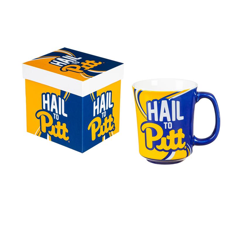 University of Pittsburgh, 14 oz Ceramic Coffee Mug w/ Gift Box