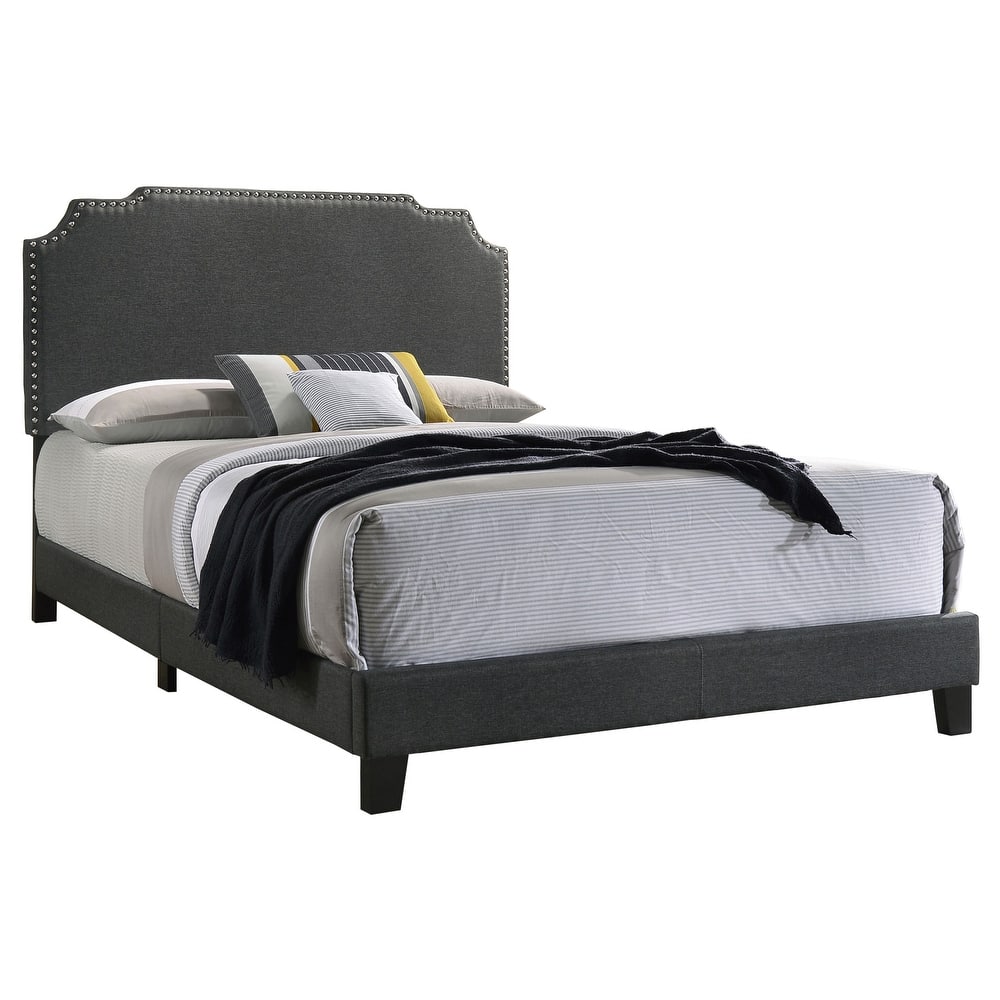 Tamarac Transitional Fabric Upholstered Panel Bed