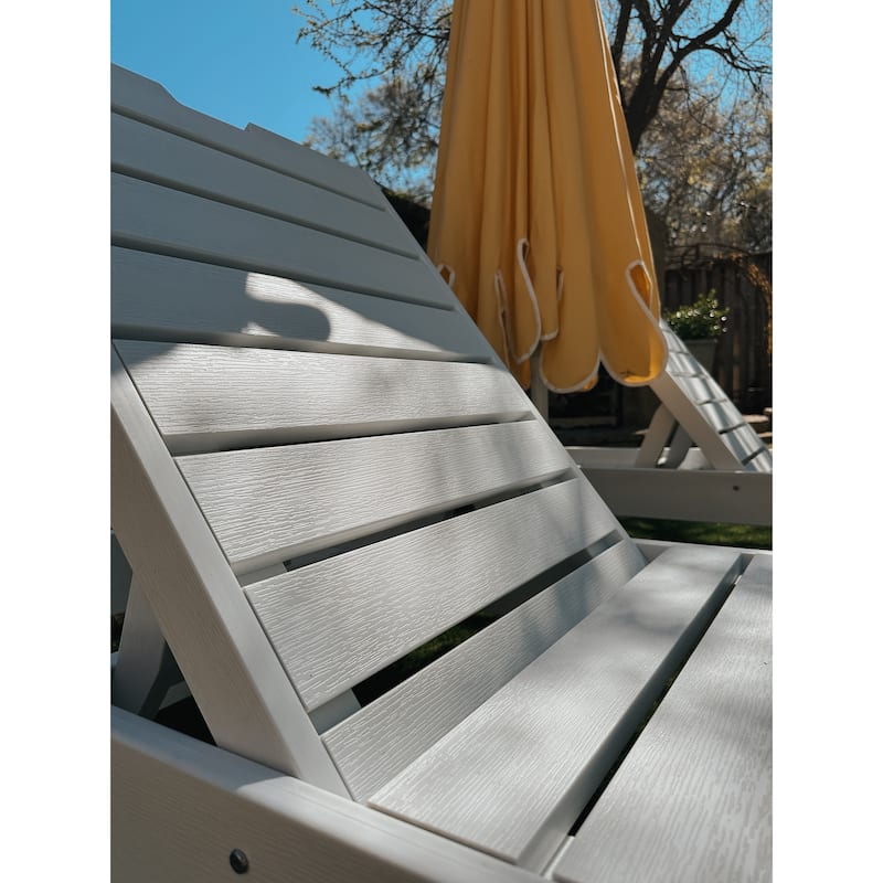 Highwood Professional Commercial Grade Pinehurst Chaise Lounge