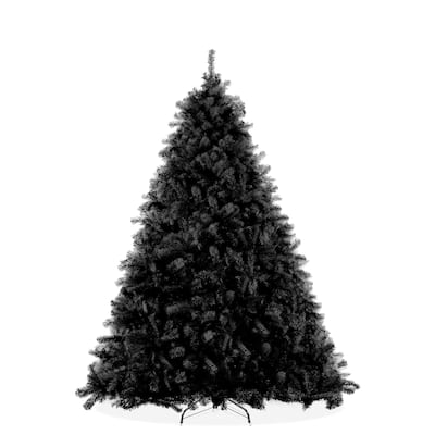 45ft Black Spruce Artificial Holiday Christmas Tree with Metal Stand - 4.5 ft