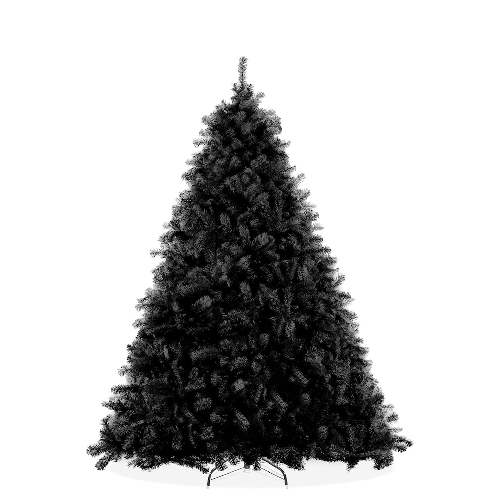 45ft Black Spruce Artificial Holiday Christmas Tree with Metal Stand - 4.5 ft