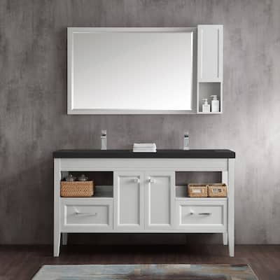 Tarkington 60" Double Bathroom Vanity Set