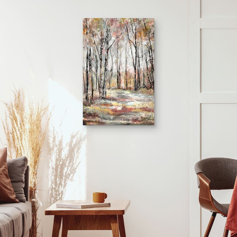 Kaleidoscope Trees I by Studio Arts Canvas Art Print