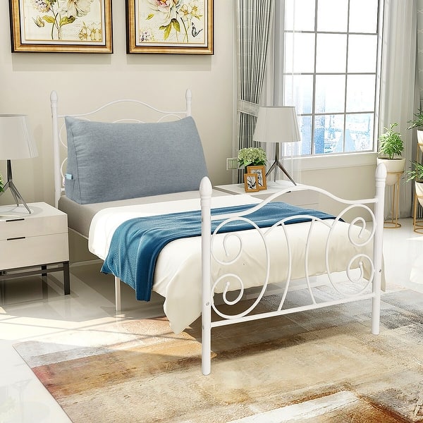 Bed Rest Reading Wedge Pillow Alternative Headboard Back Support