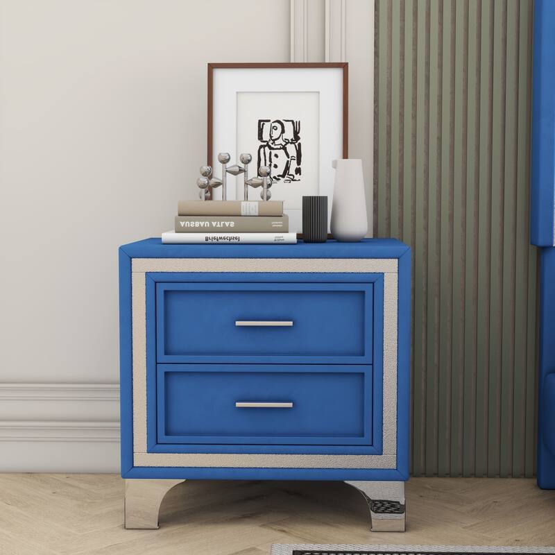 Velvet nightstand