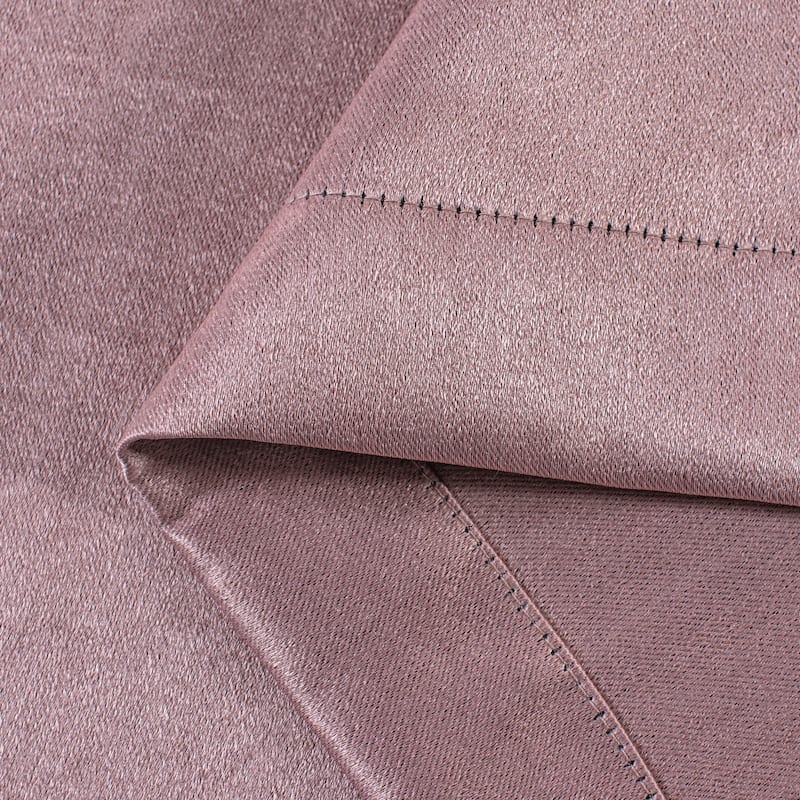 Dainty Home Brookville Metallic Sheen Blackout Grommet Single Panel Extra Wide Curtains