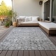 preview thumbnail 65 of 152, Machine Washable Indoor/ Outdoor Chantille Traditional Vintage Floral Rug