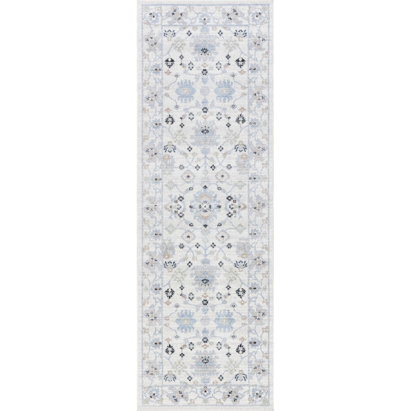 Nuloom Bridie Medallion Machine Washable Area Rug