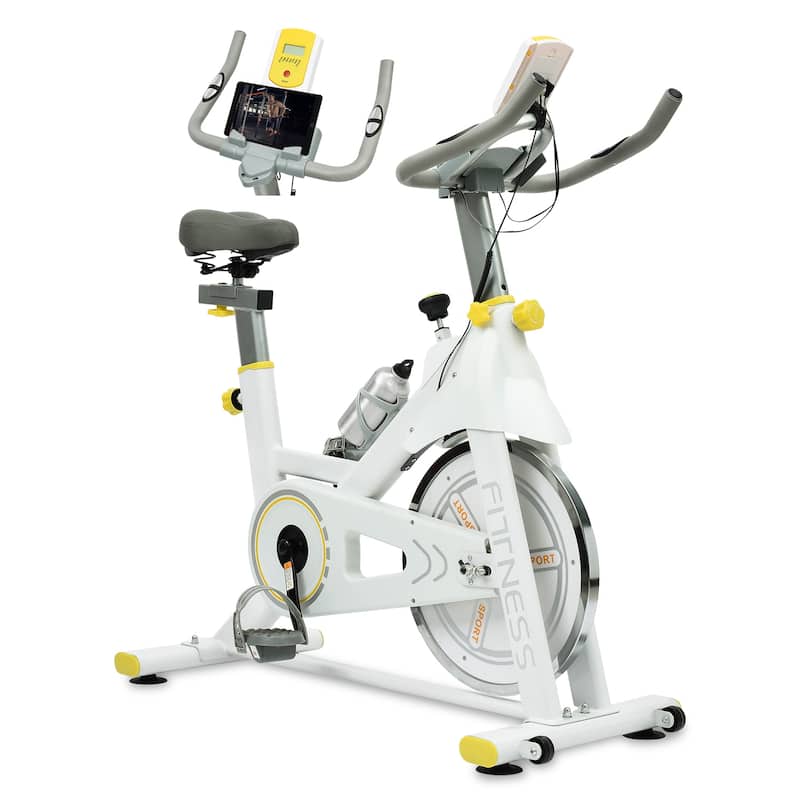 Indoor Exercise Bike Cycling Bike with Comfortable Seat Cushion