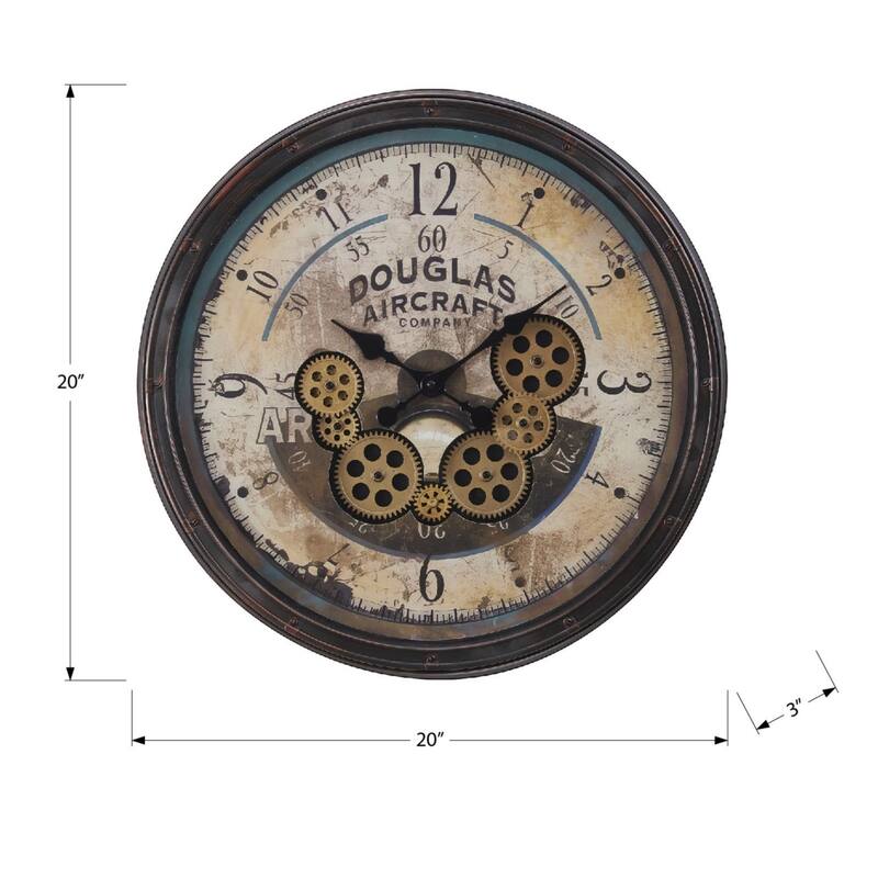 20" Round Wall Clock