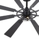 preview thumbnail 21 of 38, 52/65 Inch Ceiling Fan with Light, Modern Matte Black 8-Blade Fan, Reversible Wood Grain Blades, DC Motor, Remote Control