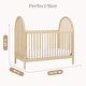 preview thumbnail 4 of 8, Cannon 4-in-1 Convertible Crib Natural