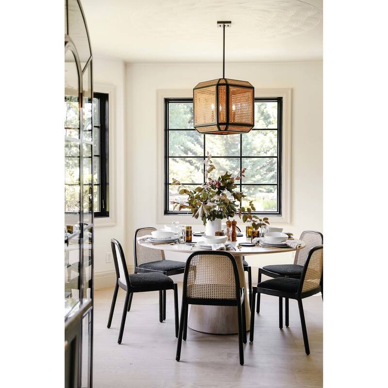 Hudson Valley Lighting Georgia 4 Light 18" Wide LED Cage Pendant