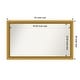 preview thumbnail 18 of 191, Wall Mirror Choose Your Custom Size - Extra Large, Townhouse Gold Wood Outer Size: 44 x 26 in