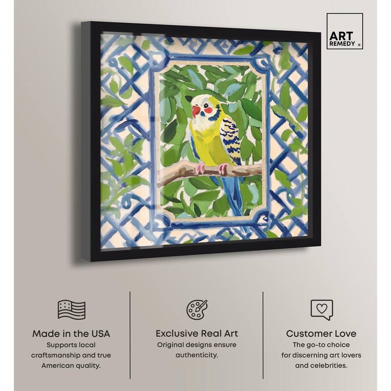 Garden Gate I Shadowbox by Art Remedy
