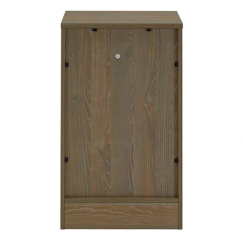 Hinesburg 40 in. Corner Desk with USB Chargers and 3-drawer File Cabinet by iNSPIRE Q Classic