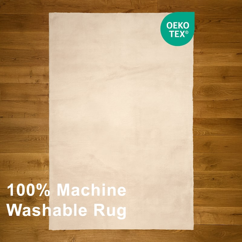 ECARPETGALLERY Argo Plush & Shags Machine Washable Area Rug