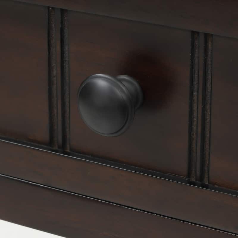 Modern Console Table with Three Storage Drawers