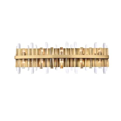 Indigo Home 36 inch crystal bath sconce