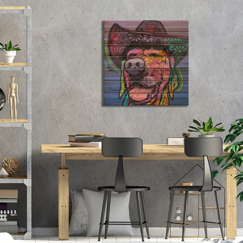 Penelope IV Print On Wood by Dean Russo - Multi-Color