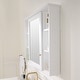 preview thumbnail 37 of 95, Modern Surface Mount Solid Wood Framed Medicine Cabinet With Mirror and Shelves