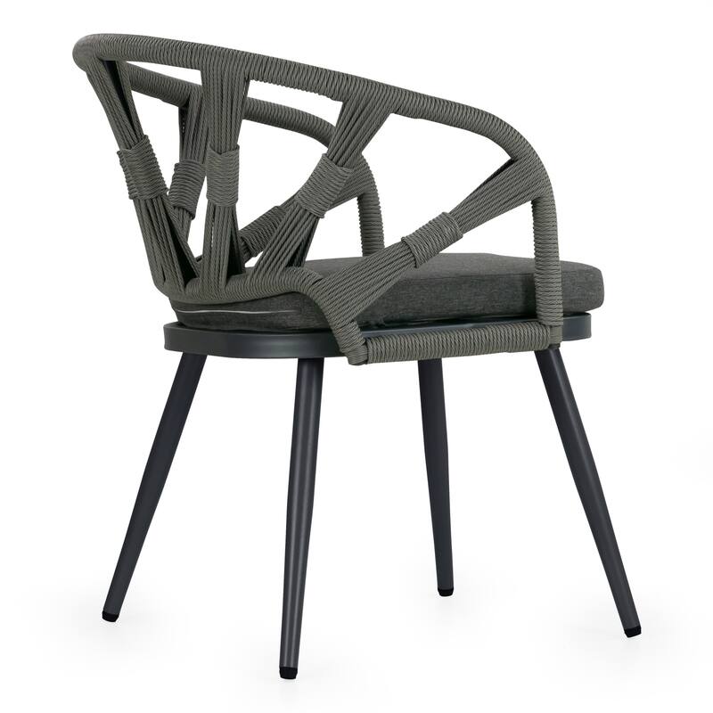 Binda Grey Outdoor Dining 4 Seats Set