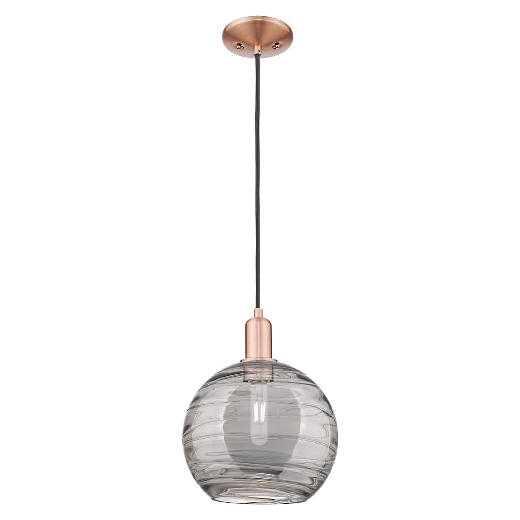 Innovations Lighting Endless Possibilities Arcadia - Athens Deco Swirl - 1 Light 10" Cord Hung Mini Pendant