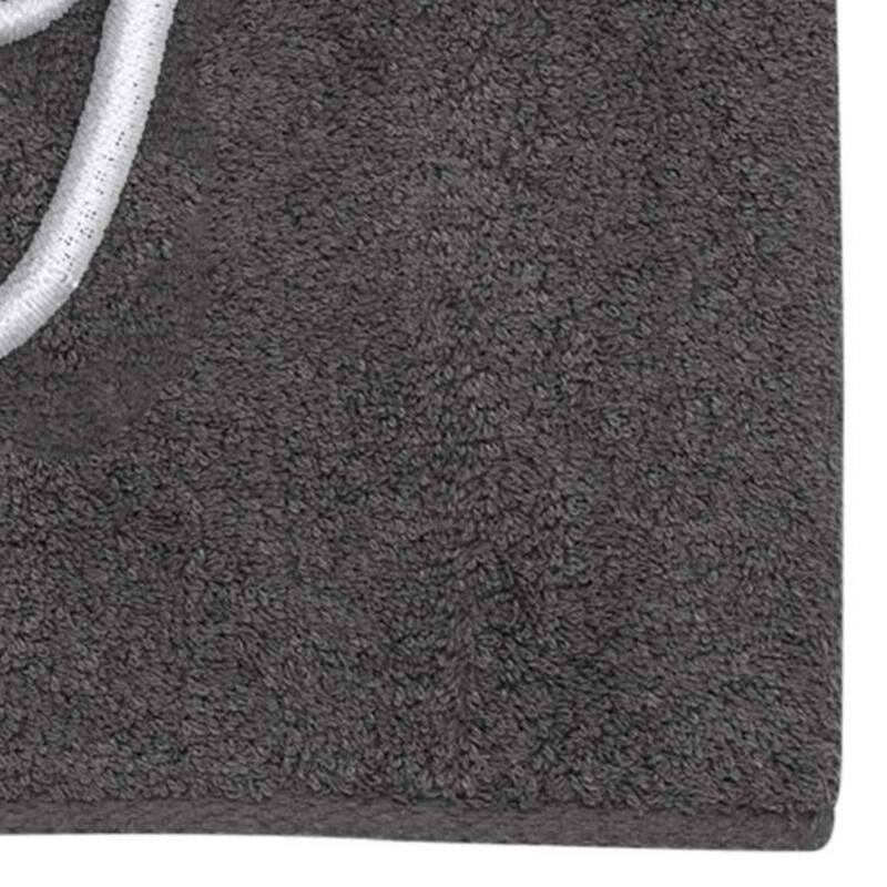 Avanti Granite with Silver Script Monogram Bath Towel Letter Y - Bath Towel