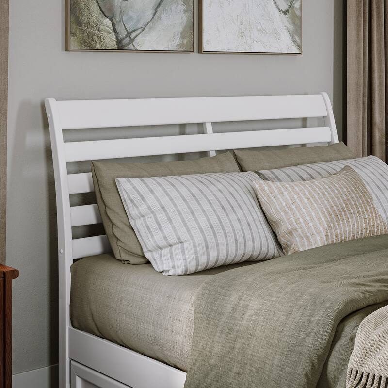 Emelie Platform Bed with Panel Footboard and Storage Drawers