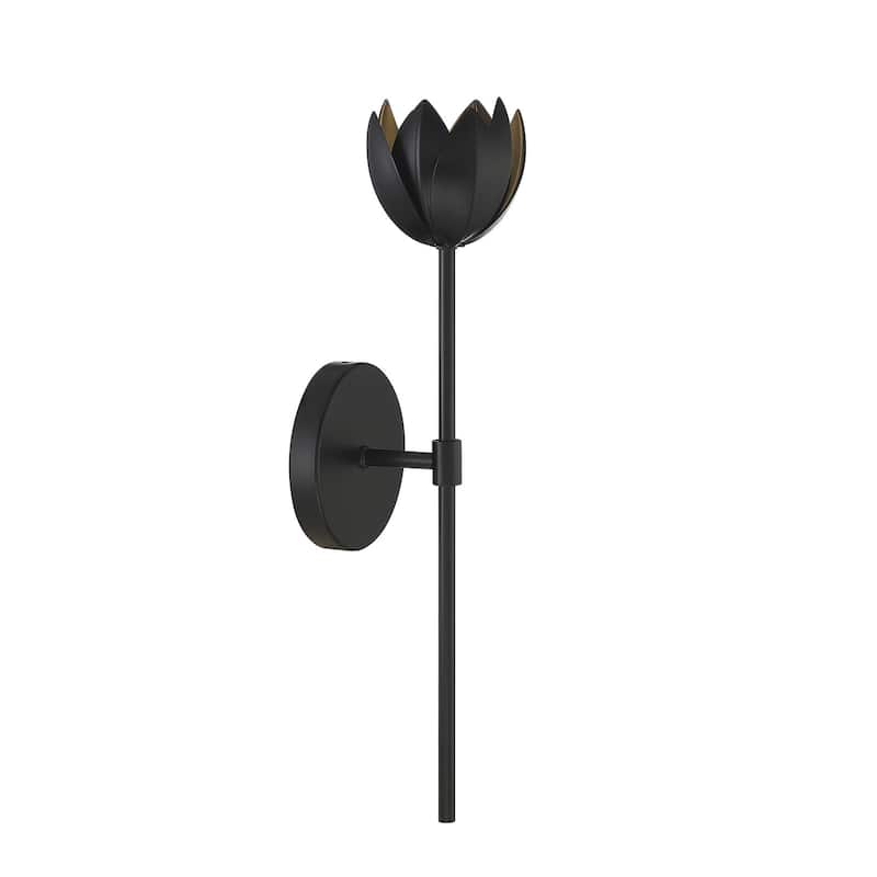 Meridian M90081 19" Tall LED Wall Sconce - Matte Black
